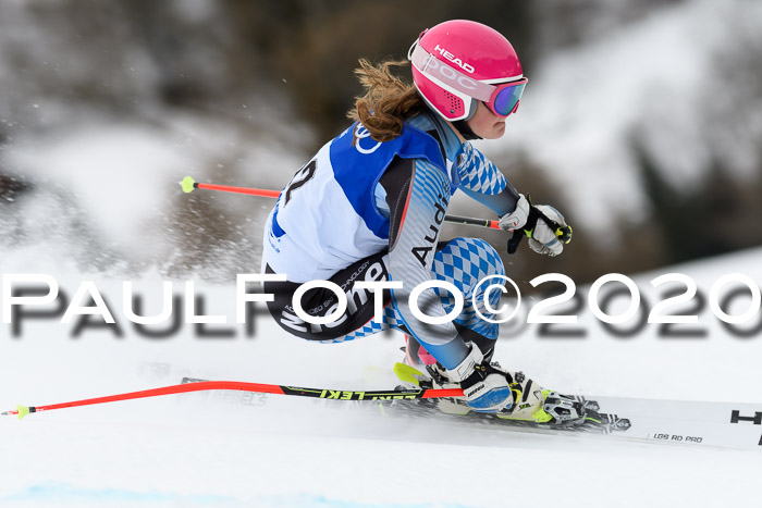 Bayerische Schülermeisterschaft Alpin Riesenslalom 25.01.2020