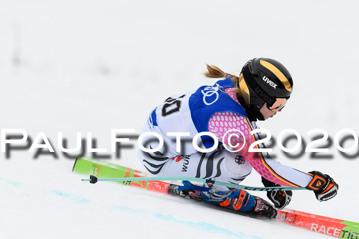 Bayerische Schülermeisterschaft Alpin Riesenslalom 25.01.2020