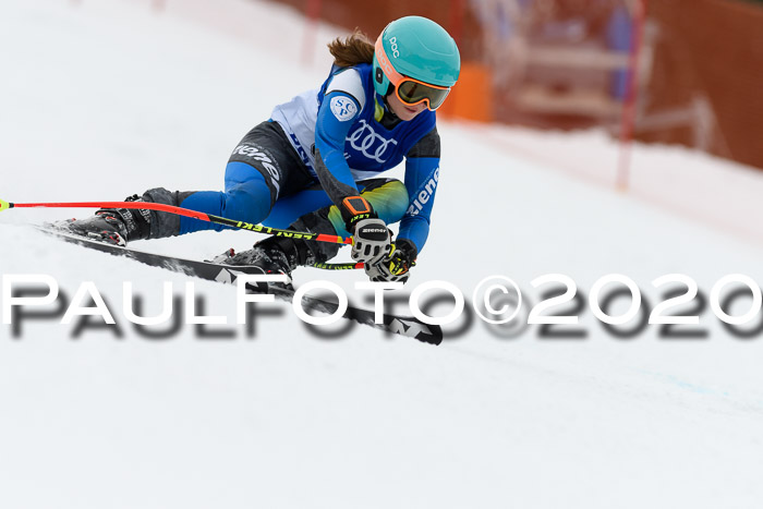 Bayerische Schülermeisterschaft Alpin Riesenslalom 25.01.2020