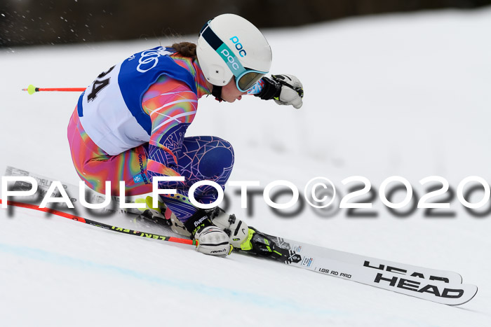 Bayerische Schülermeisterschaft Alpin Riesenslalom 25.01.2020