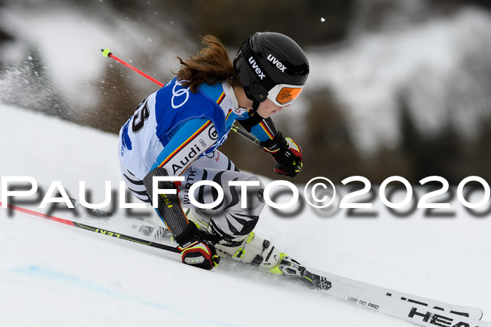 Bayerische Schülermeisterschaft Alpin Riesenslalom 25.01.2020