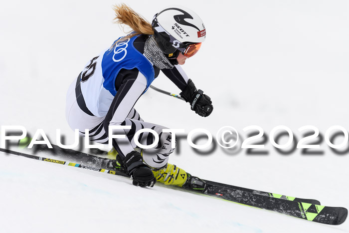 Bayerische Schülermeisterschaft Alpin Riesenslalom 25.01.2020