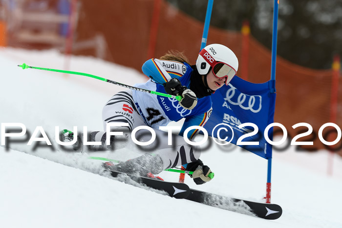 Bayerische Schülermeisterschaft Alpin Riesenslalom 25.01.2020