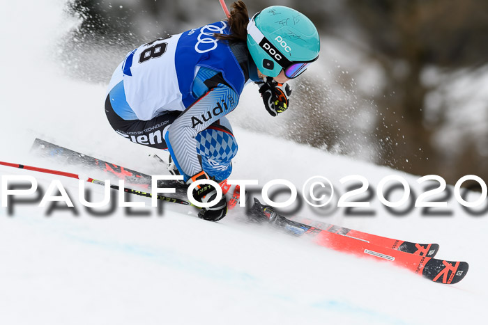 Bayerische Schülermeisterschaft Alpin Riesenslalom 25.01.2020