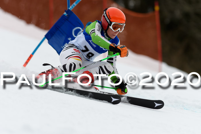 Bayerische Schülermeisterschaft Alpin Riesenslalom 25.01.2020
