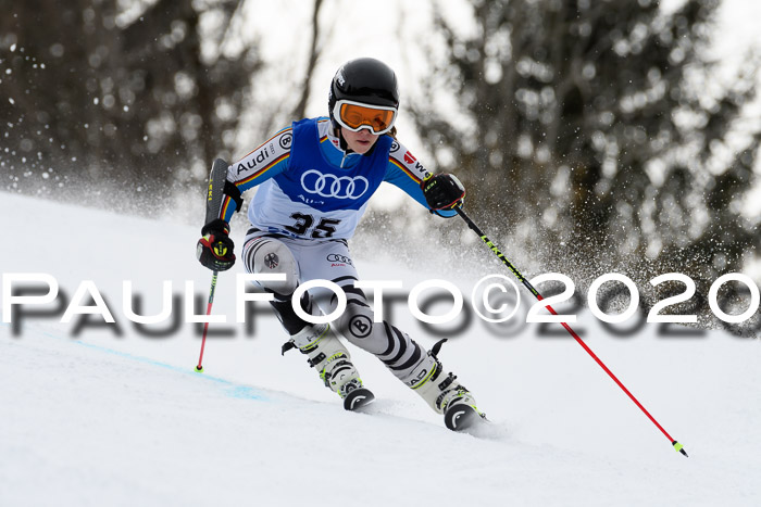 Bayerische Schülermeisterschaft Alpin Riesenslalom 25.01.2020