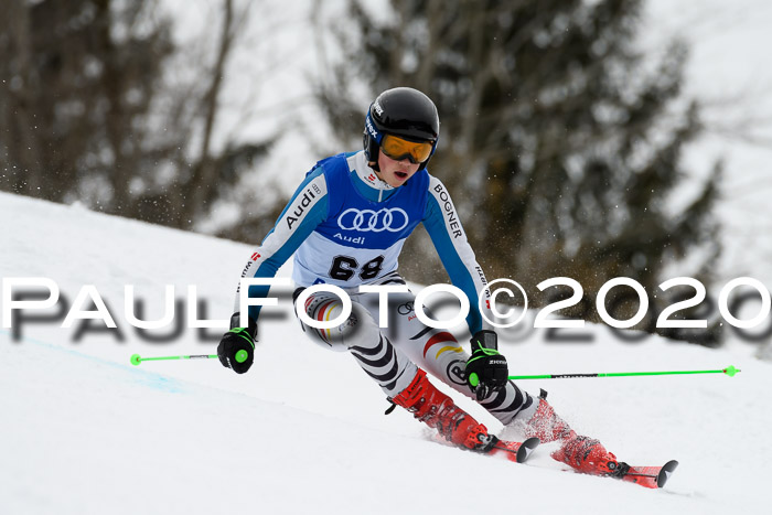 Bayerische Schülermeisterschaft Alpin Riesenslalom 25.01.2020