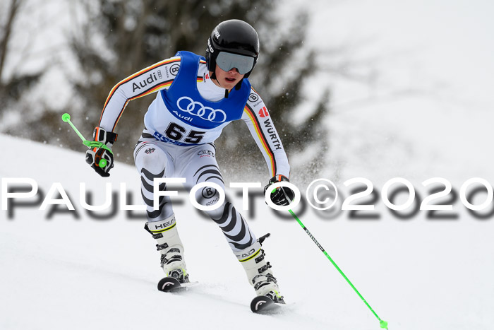 Bayerische Schülermeisterschaft Alpin Riesenslalom 25.01.2020