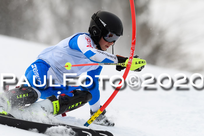 Bayerische Schülermeisterschaft Alpin Slalom 26.01.2020