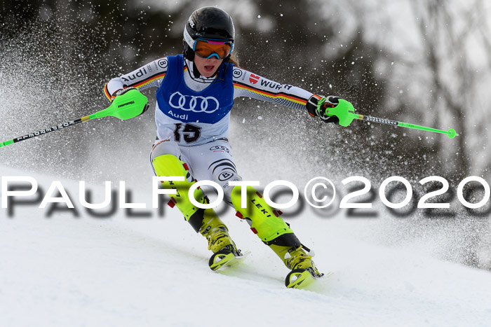 Bayerische Schülermeisterschaft Alpin Slalom 26.01.2020