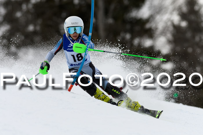 Bayerische Schülermeisterschaft Alpin Slalom 26.01.2020