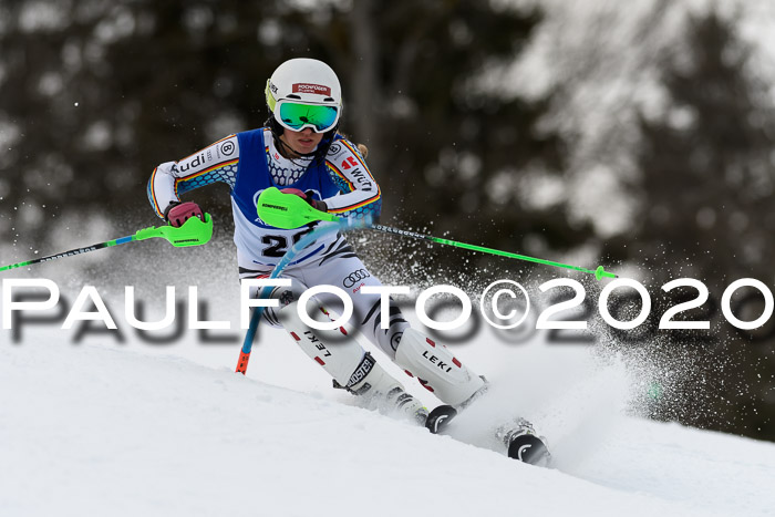 Bayerische Schülermeisterschaft Alpin Slalom 26.01.2020