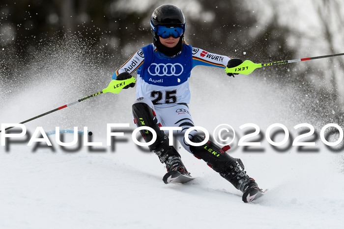 Bayerische Schülermeisterschaft Alpin Slalom 26.01.2020