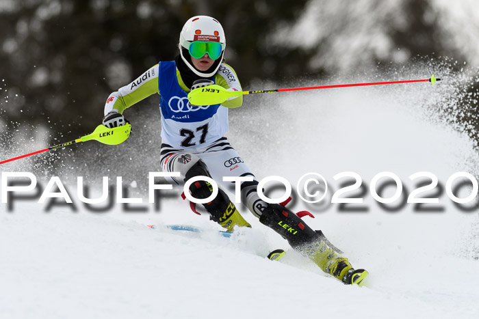 Bayerische Schülermeisterschaft Alpin Slalom 26.01.2020
