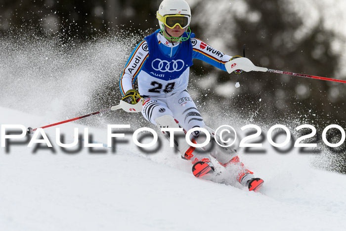 Bayerische Schülermeisterschaft Alpin Slalom 26.01.2020