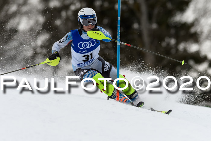 Bayerische Schülermeisterschaft Alpin Slalom 26.01.2020