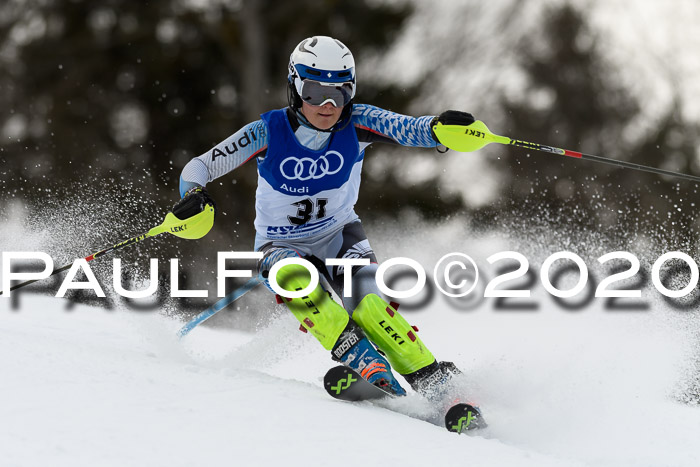Bayerische Schülermeisterschaft Alpin Slalom 26.01.2020