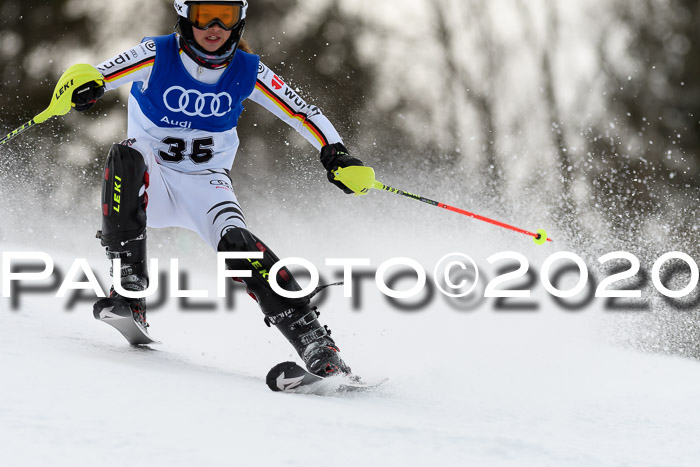Bayerische Schülermeisterschaft Alpin Slalom 26.01.2020