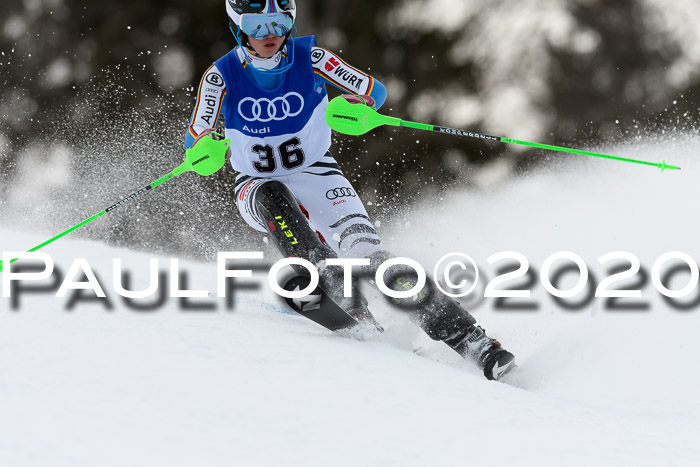 Bayerische Schülermeisterschaft Alpin Slalom 26.01.2020