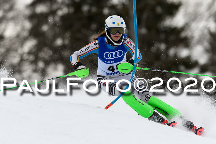 Bayerische Schülermeisterschaft Alpin Slalom 26.01.2020