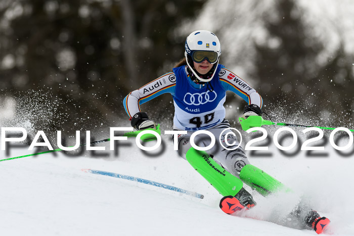 Bayerische Schülermeisterschaft Alpin Slalom 26.01.2020