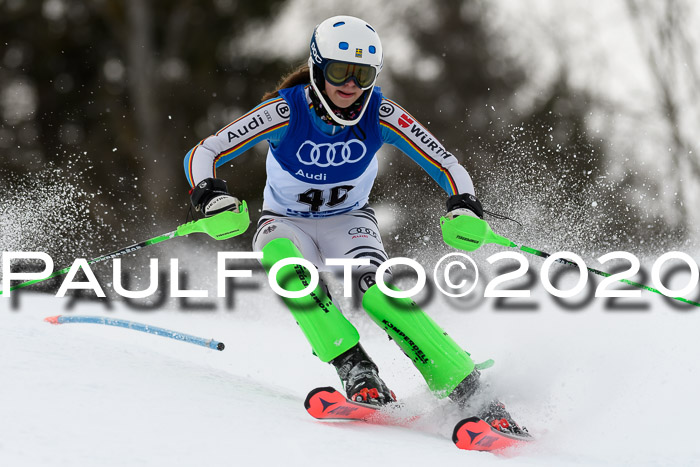 Bayerische Schülermeisterschaft Alpin Slalom 26.01.2020
