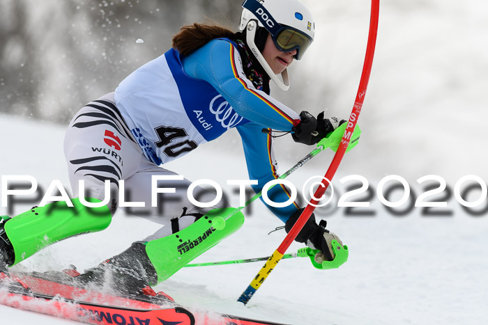 Bayerische Schülermeisterschaft Alpin Slalom 26.01.2020