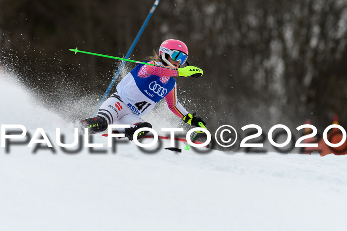 Bayerische Schülermeisterschaft Alpin Slalom 26.01.2020