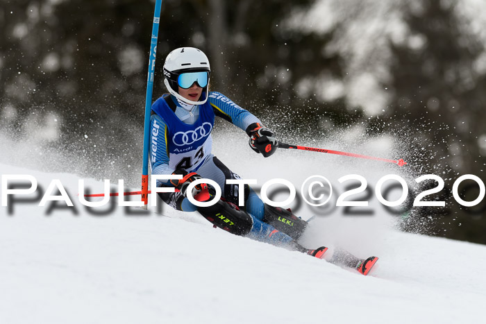 Bayerische Schülermeisterschaft Alpin Slalom 26.01.2020