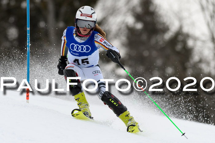 Bayerische Schülermeisterschaft Alpin Slalom 26.01.2020