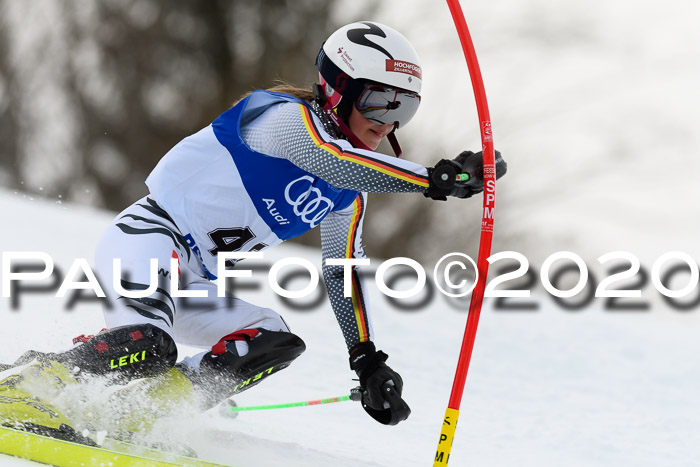 Bayerische Schülermeisterschaft Alpin Slalom 26.01.2020