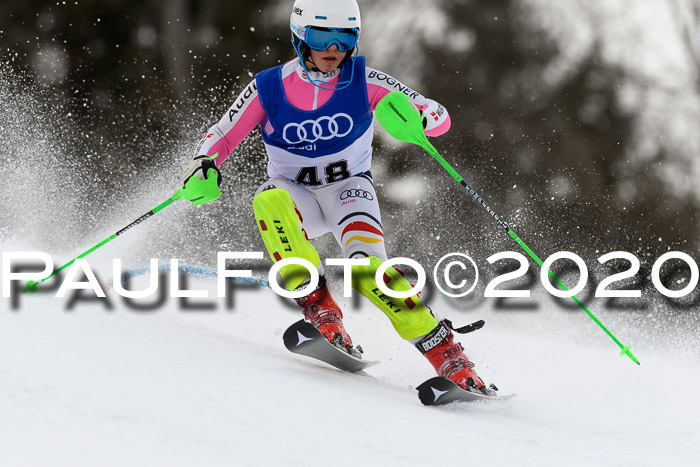 Bayerische Schülermeisterschaft Alpin Slalom 26.01.2020
