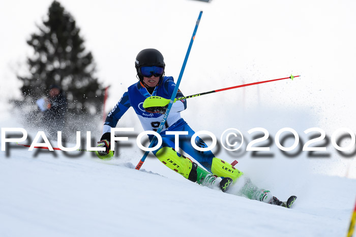 Bayerische Schülermeisterschaft Alpin Slalom 26.01.2020