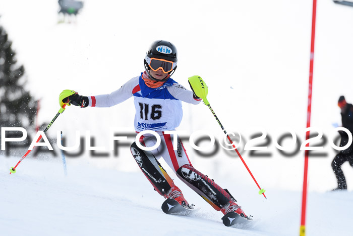 Bayerische Schülermeisterschaft Alpin Slalom 26.01.2020