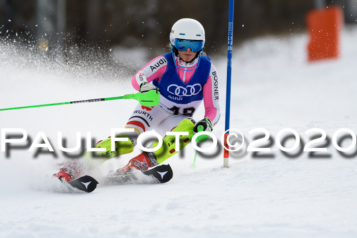 Bayerische Schülermeisterschaft Alpin Slalom 26.01.2020
