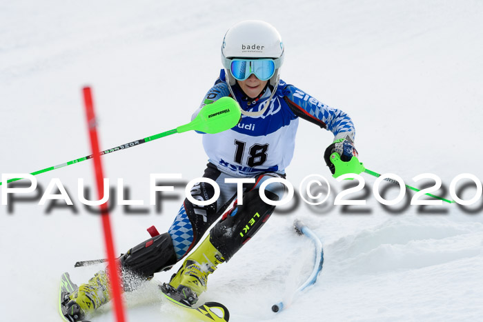 Bayerische Schülermeisterschaft Alpin Slalom 26.01.2020