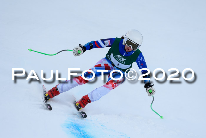 FIS Super-G, Damen + Herren, Rennen 1 + 2, 13.02.2020