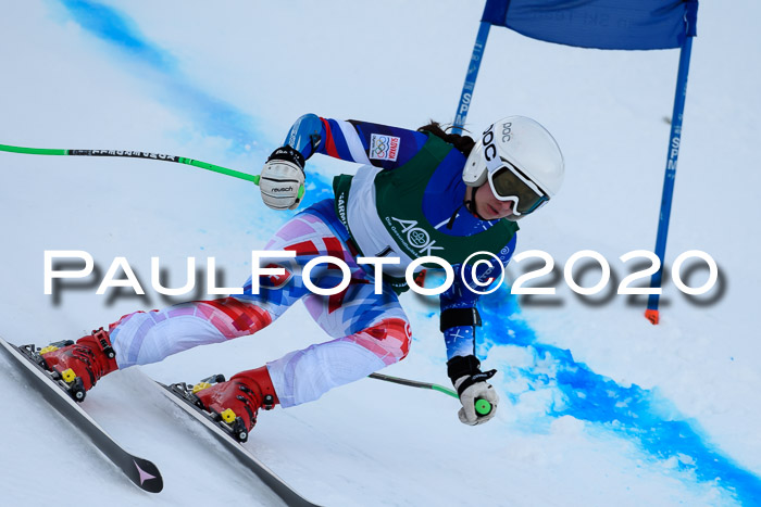 FIS Super-G, Damen + Herren, Rennen 1 + 2, 13.02.2020