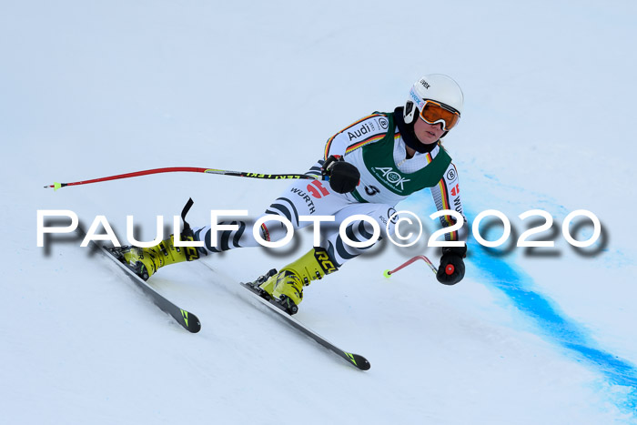 FIS Super-G, Damen + Herren, Rennen 1 + 2, 13.02.2020