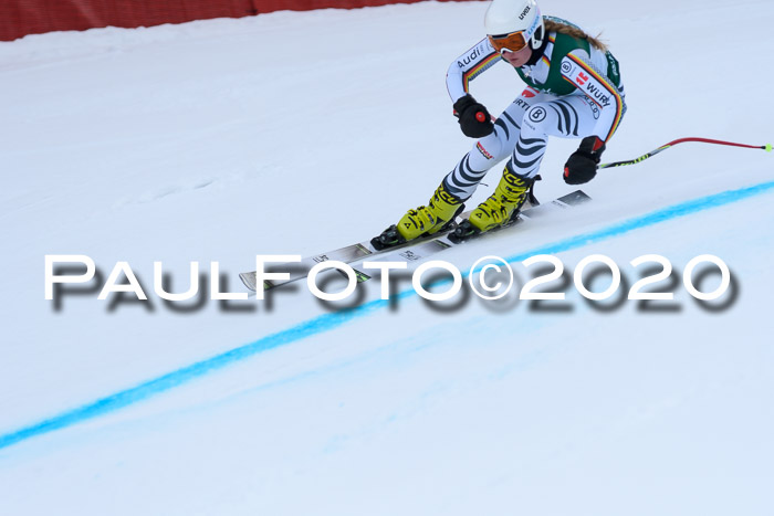 FIS Super-G, Damen + Herren, Rennen 1 + 2, 13.02.2020