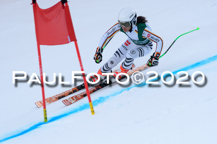 FIS Super-G, Damen + Herren, Rennen 1 + 2, 13.02.2020