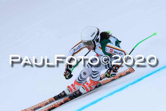 FIS Super-G, Damen + Herren, Rennen 1 + 2, 13.02.2020