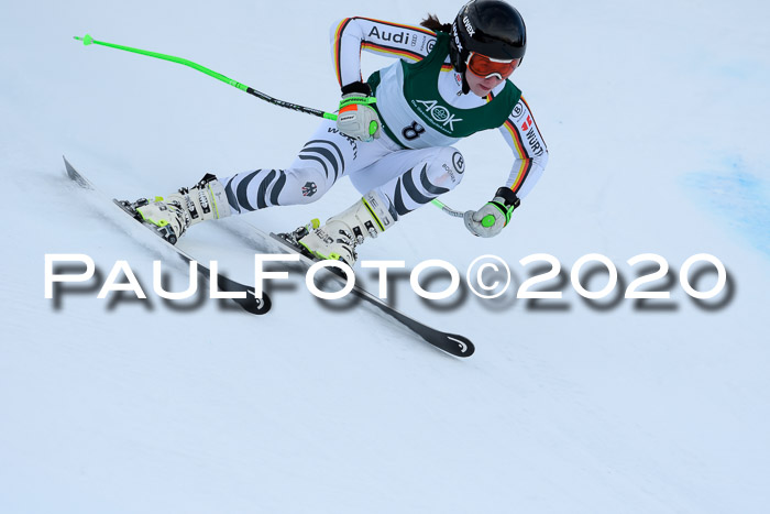 FIS Super-G, Damen + Herren, Rennen 1 + 2, 13.02.2020