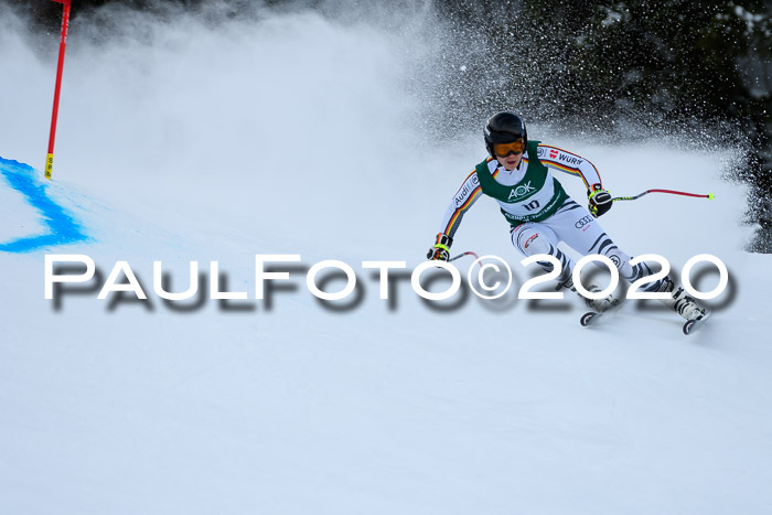 FIS Super-G, Damen + Herren, Rennen 1 + 2, 13.02.2020