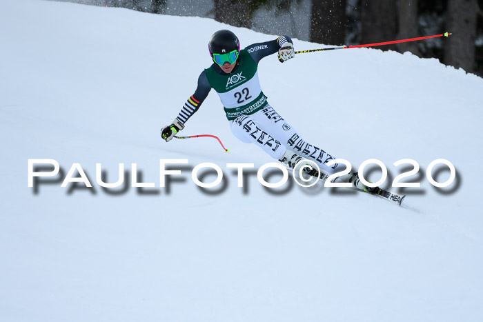 FIS Super-G, Damen + Herren, Rennen 1 + 2, 13.02.2020