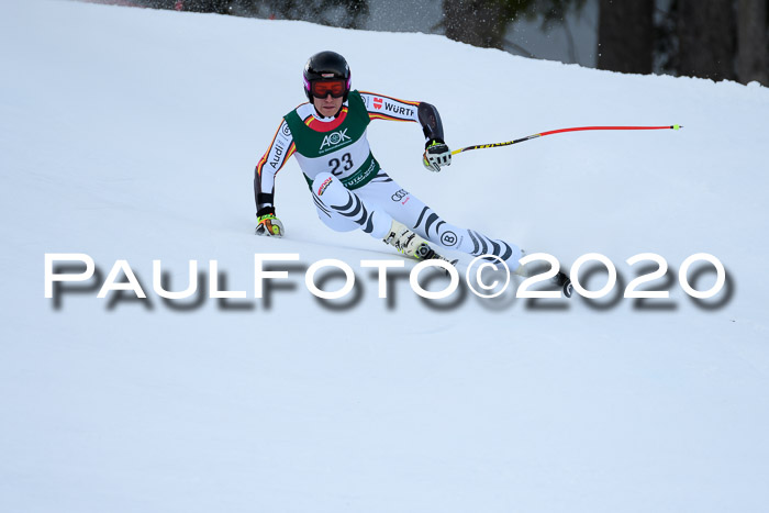 FIS Super-G, Damen + Herren, Rennen 1 + 2, 13.02.2020