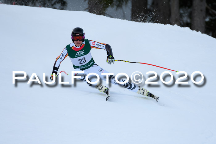 FIS Super-G, Damen + Herren, Rennen 1 + 2, 13.02.2020