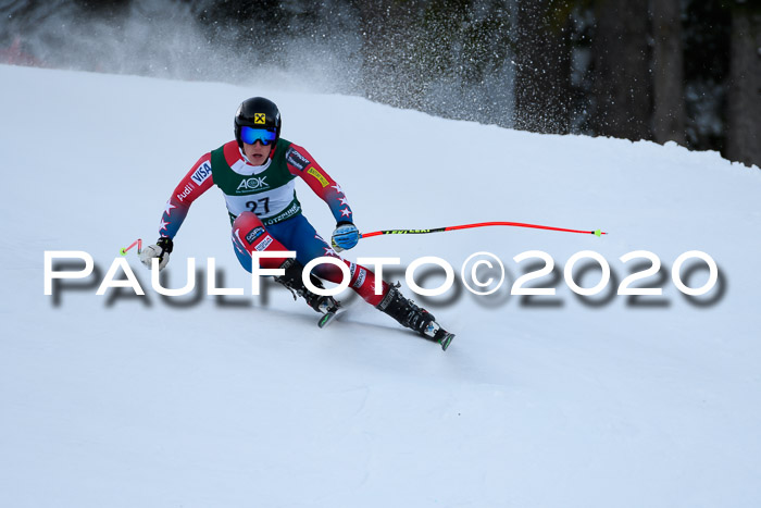 FIS Super-G, Damen + Herren, Rennen 1 + 2, 13.02.2020