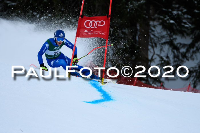 FIS Super-G, Damen + Herren, Rennen 1 + 2, 13.02.2020