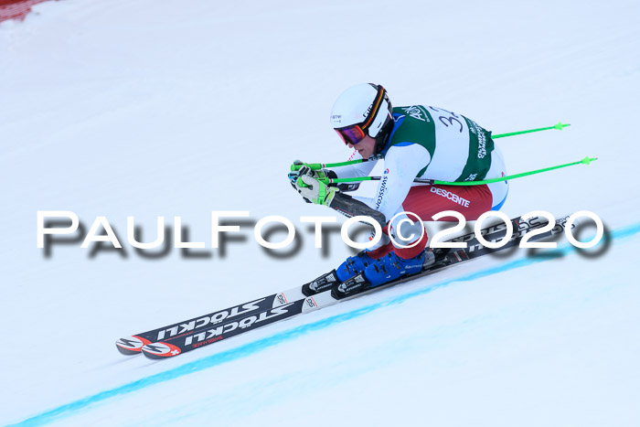 FIS Super-G, Damen + Herren, Rennen 1 + 2, 13.02.2020
